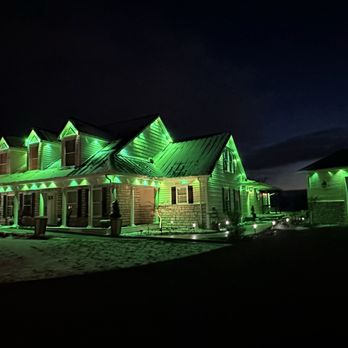 Perm House Lights - Goovy Prism lights - Holiday Decorating Services Near Me Perm House Lights - Goovy Prism lights - Holiday Decorating Services Near Me