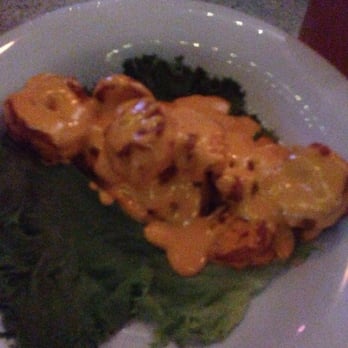 Claudio's Waterfront - Fried shrimp appetizer with spicy sauce! - Seafood Near Me - Greenport, New York Claudio's Waterfront - Fried shrimp appetizer with spicy sauce! - Seafood Near Me - Greenport, New York