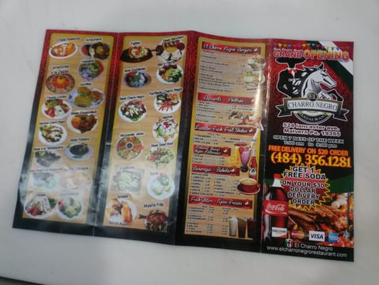 Menu photo 2 El Charro Negro Malvern, PA