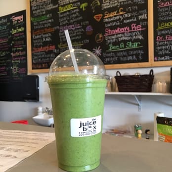 The Juice Box - Kalelicious minus lemon add ginger and chia seeds - Juice Bars & Smoothies Near Me - Albany, Georgia
