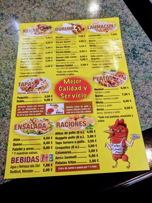 Menu photo 2 Bienvenidos Donde Usman Burgos, BU