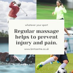 Body and Mind Therapy Centre - If you play sport, regular massage helps to prevent injury and pain.