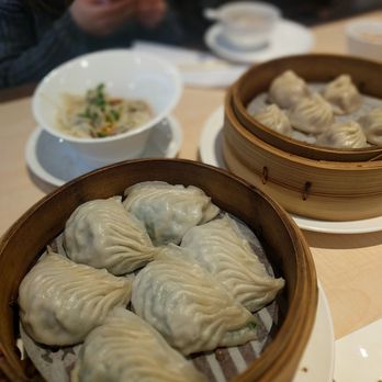 Ding Tai Fung - Steamed Chive/pork dumplings, Xiao Long Bao, spicy oil dumplings - Chinese Near Me - Toronto, Ontario Ding Tai Fung - Steamed Chive/pork dumplings, Xiao Long Bao, spicy oil dumplings - Chinese Near Me - Toronto, Ontario