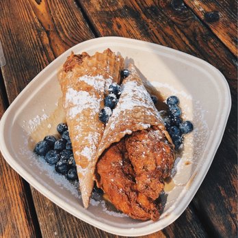 Food For Thought - Chicken and waffle cone! - Gastropubs Near Me - Cape Neddick , Maine Food For Thought - Chicken and waffle cone! - Gastropubs Near Me - Cape Neddick , Maine