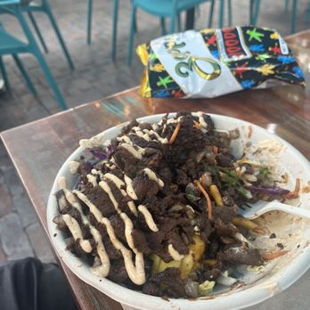 Garbo's Grill - Seeet beef adorns this bowl. - Food Trucks Near Me - Key West, Florida