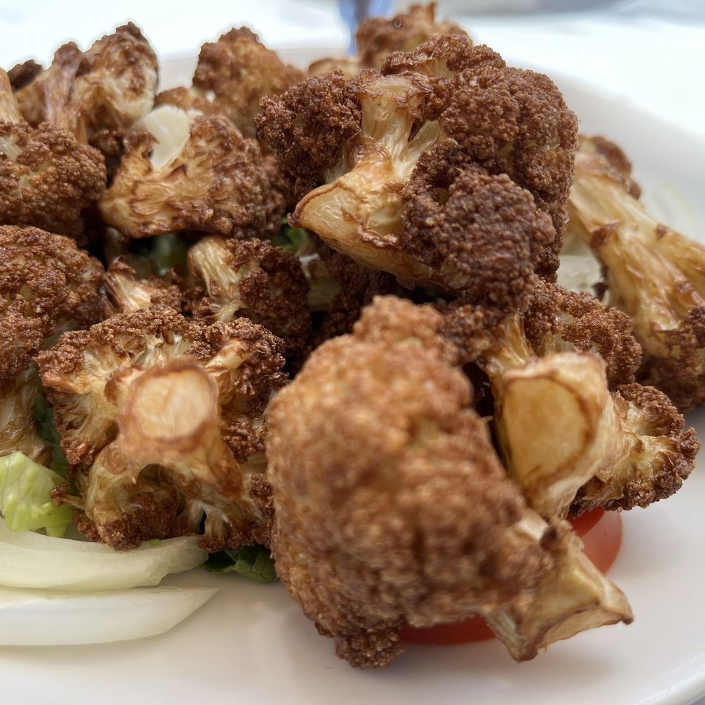 Open Sesame - Flash Fried Cauliflower vn gf - Mediterranean Near Me - Long Beach, California Open Sesame - Flash Fried Cauliflower vn gf - Mediterranean Near Me - Long Beach, California