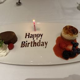 Birthday special desert