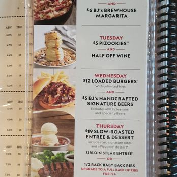 BJ's Restaurant & Brewhouse - Weekly specials - Pizza Near Me - Irvine, California BJ's Restaurant & Brewhouse - Weekly specials - Pizza Near Me - Irvine, California