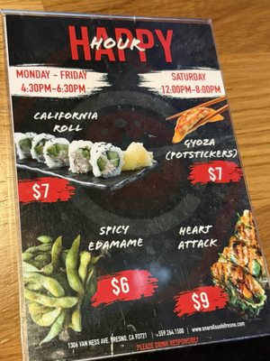 Menu photo 7 On A Roll Sushi Fresno, CA Menu photo 7 On A Roll Sushi Fresno, CA