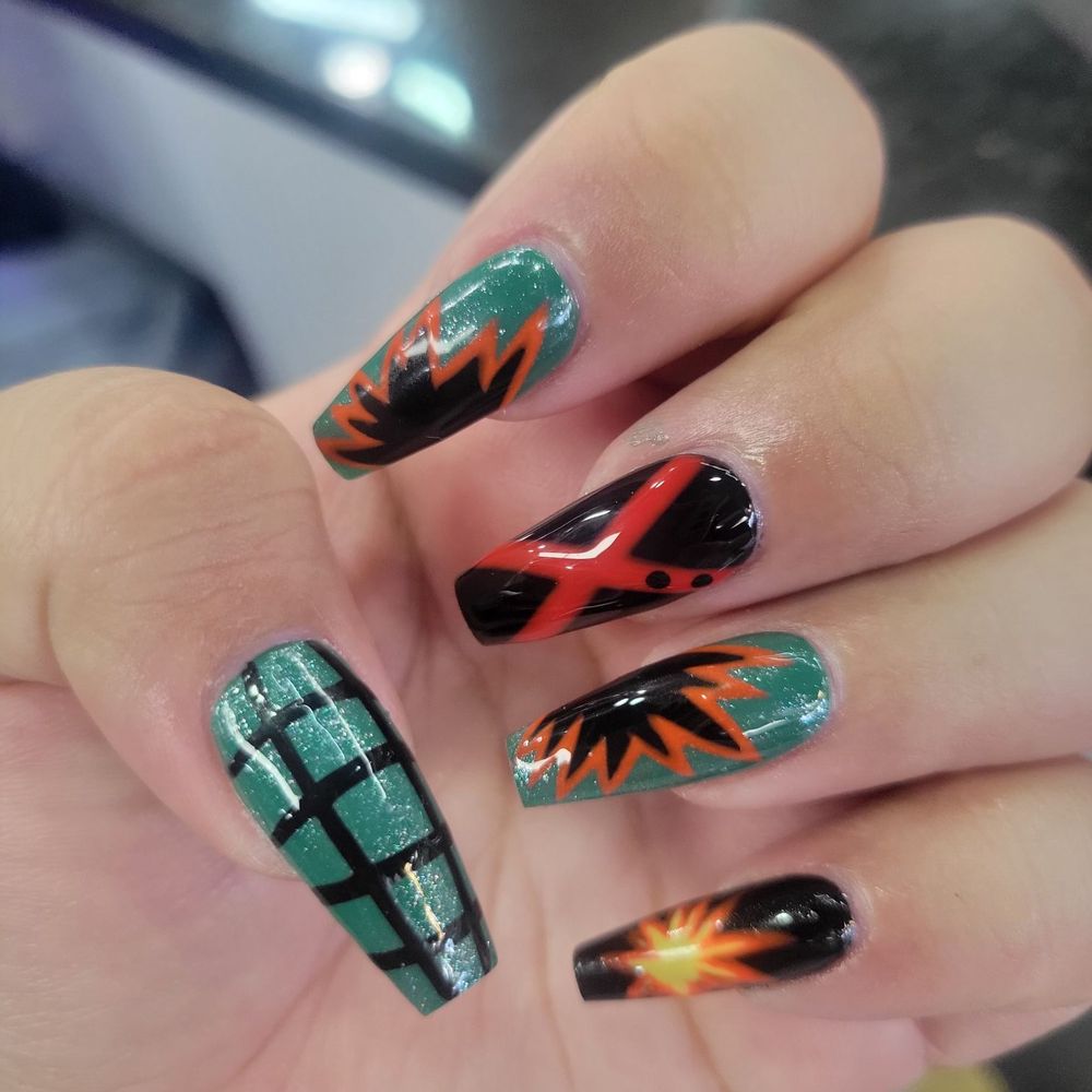 Anime Inspired Nails Anime Inspired Nails