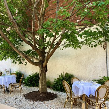 Antique Garage- Rye - outdoor seating area - Mediterranean Near Me - Rye, New York