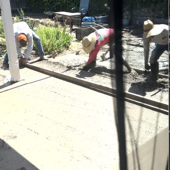 Sierra's Concrete - Leveling out the concrete. - Patio Coverings Near Me Sierra's Concrete - Leveling out the concrete. - Patio Coverings Near Me