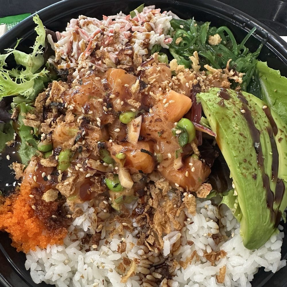 Salmon 2 Scoop Poke Bowl