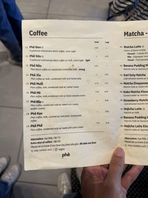 Menu photo 3 Phe Seattle, WA
