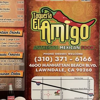 El Amigo - Menu - Mexican Near Me - Lawndale, California El Amigo - Menu - Mexican Near Me - Lawndale, California