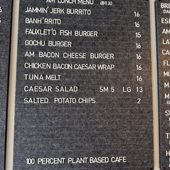 AM Cafe - Lunch menu - Cafes Near Me - Vancouver, British Columbia