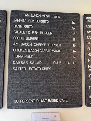 Menu photo 1 AM Cafe Vancouver, BC