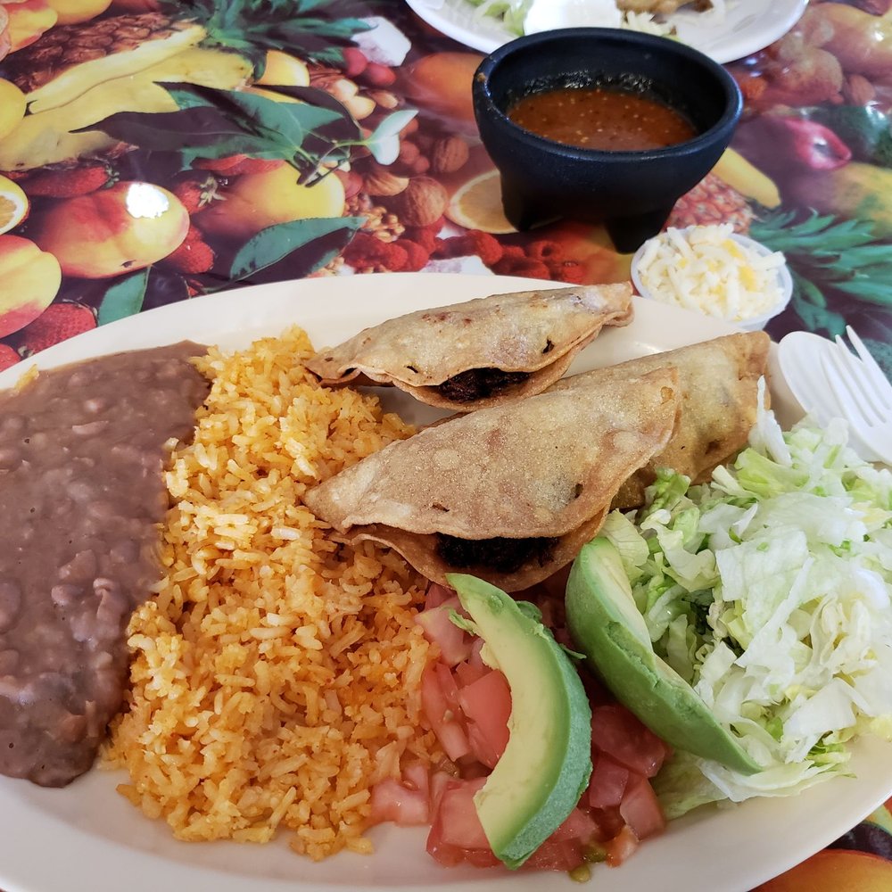 Delicious hard shell tacos with fresh salsa.