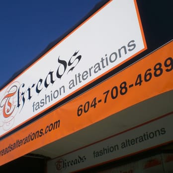 Threads Fashion Alterations - Professional Alterations & Wet Cleaners - Sewing & Alterations Near Me - Vancouver, British Columbia Threads Fashion Alterations - Professional Alterations & Wet Cleaners - Sewing & Alterations Near Me - Vancouver, British Columbia