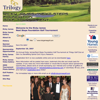 Redlands Web Design - Non-profit golf tournament website for Ricky James, pro Moto X rider who was paralyzed in accident in 2008. - Web Design Near Me - Redlands, California Redlands Web Design - Non-profit golf tournament website for Ricky James, pro Moto X rider who was paralyzed in accident in 2008. - Web Design Near Me - Redlands, California