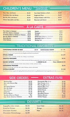Menu photo 2 El Potrillo Savannah, TN