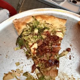 Brussel sprout pizza