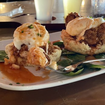 Ruby Sunshine Knoxville - Try the Chicken St Charles and have them put the spicy honey sauce on it and dig in! - Breakfast & Brunch Near Me - Knoxville, Tennessee