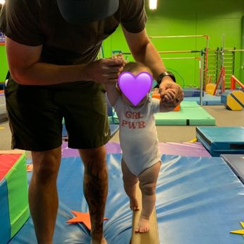 Redlands Gymnastics Club - Walking the beam with dad! - Gymnastics Near Me - Redlands, California