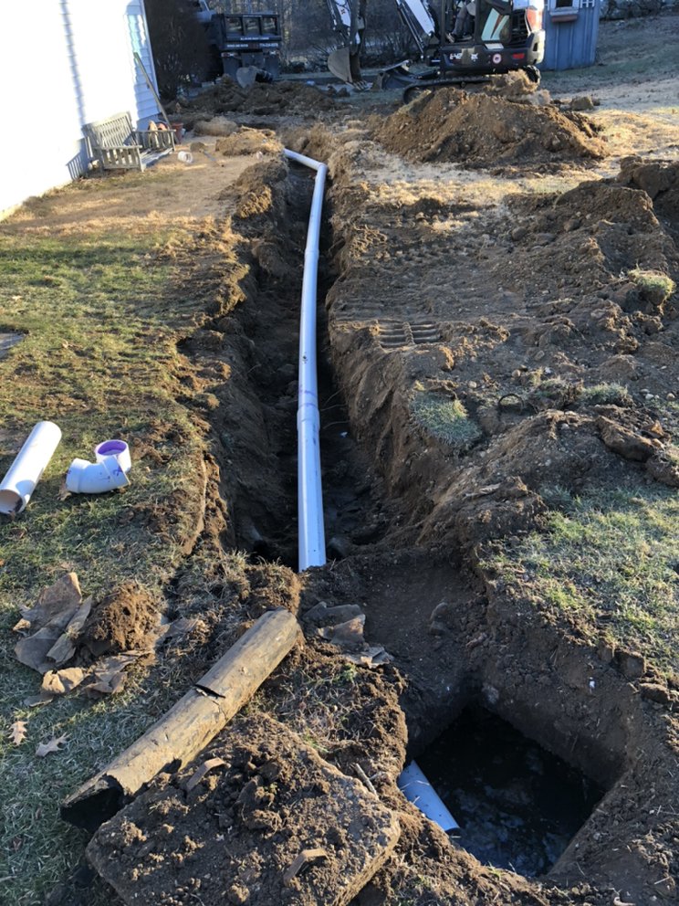 Slide of Central Mass Drain Cleaning