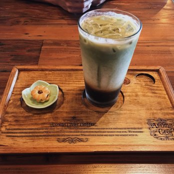 Aroma Craft Coffee - Matcha Green Tea Latte - Coffee Roasteries Near Me - Walnut, California