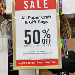 Hobby Lobby - Great for parties too