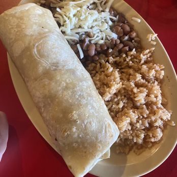 Angelica's Mexican Grill - Carne Asada Burrito with Beans and Rice - Mexican Near Me - St George, Utah