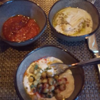 Green Fig - 3 items. 1 Hummus , 1 Thini , 1 Matbuha - New American Near Me - New York, New York Green Fig - 3 items. 1 Hummus , 1 Thini , 1 Matbuha - New American Near Me - New York, New York