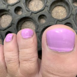 No cuticle work just paint over the cuticles. Pure laziness No cuticle work just paint over the cuticles. Pure laziness