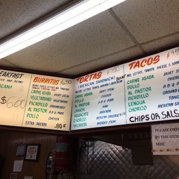 Allende Restaurant - Menu (7/4/2017) - Mexican Near Me - Chicago, Illinois