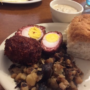 Gold Rush Cafe - Scotch eggs & fried potatoes - Breakfast & Brunch Near Me - Paducah, Kentucky
