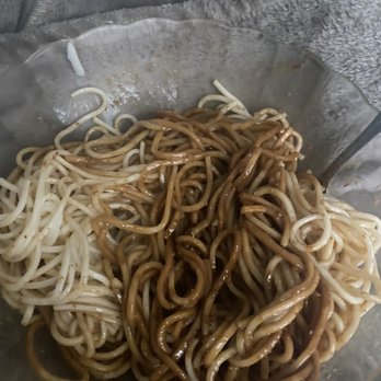Peter Chang - Dan Dan Noodles not enough sauce to cover all the noodles. - Szechuan Near Me - Virginia Beach, Virginia