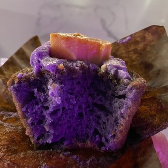 Binka Bites - Ube Flan Cupcake ($4.75) - Bakeries Near Me - South San Francisco, California Binka Bites - Ube Flan Cupcake ($4.75) - Bakeries Near Me - South San Francisco, California