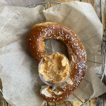 Blunt Pretzels - Jumbo Original pretzel with beer pimento cheese! - Pretzels Near Me - Swannanoa, North Carolina