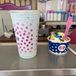 Baskin-Robbins - They will make any ice cream into a milkshake for you!