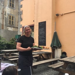 Owner Sanne always with fresh homemade food and big smile! Owner Sanne always with fresh homemade food and big smile!