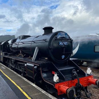 Jacobite Steam Train - Front of the Jacobite (aka Hogwarts Express) - Travel Services Near Me