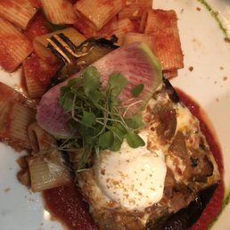 Eggplant with burrata Eggplant with burrata