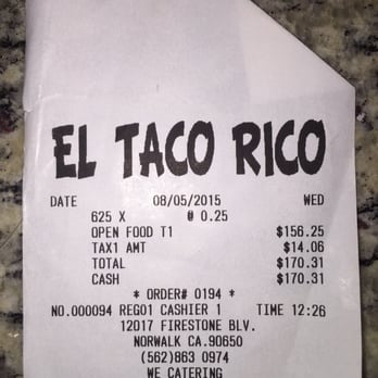 El Taco Rico - Cater total - Mexican Near Me - Norwalk, California El Taco Rico - Cater total - Mexican Near Me - Norwalk, California