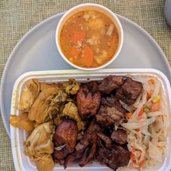 Caribbean Queen Buffet - Take out special: 5 item combo plate + soup = CA $13.99