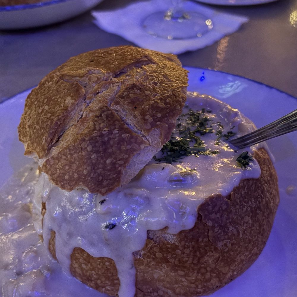 Bluewater Avalon - Clam chowder bread bowl - Seafood Near Me - Avalon, California Bluewater Avalon - Clam chowder bread bowl - Seafood Near Me - Avalon, California