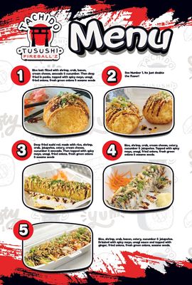 Menu photo 1 Tachido TuSushi Fresno, CA