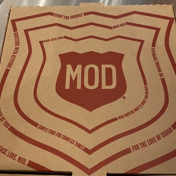 MOD Pizza - Their to-go boxes. They have 2 sizes - Pizza Near Me - Pasco, Washington MOD Pizza - Their to-go boxes. They have 2 sizes - Pizza Near Me - Pasco, Washington