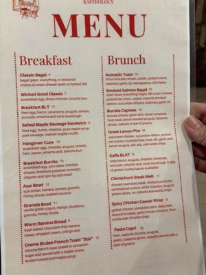 Menu photo 1 Kaffeology Newport, RI