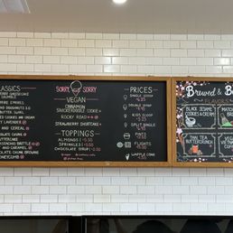 Menu as of April 2026